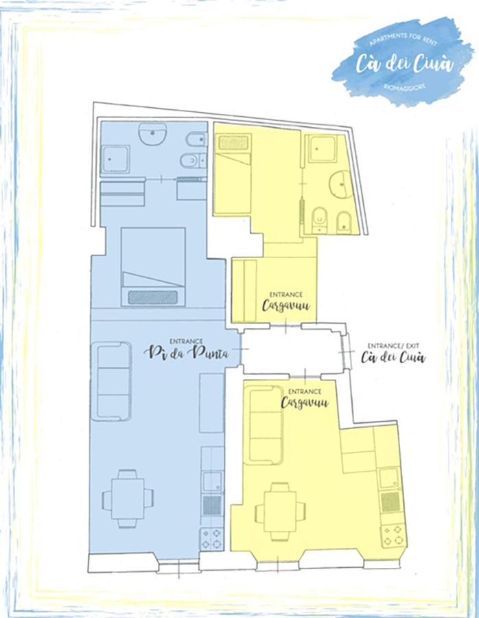 Ferienwohnung Ca Dei Ciua, Terre Marine Riomaggiore Exterior foto